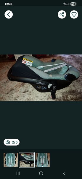 Vand scoica auto :Maxi-Cosi Pebble.